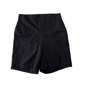 Yogalicious Lux Black Biker‎ Shorts Sz S 4.5" Inseam